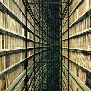Artwork Title: The Never-Ending Corridor of Books