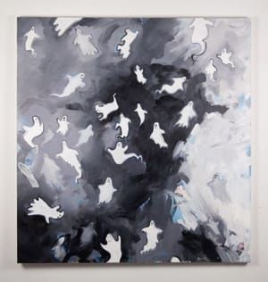 Artwork Title: Ghosts (blue)