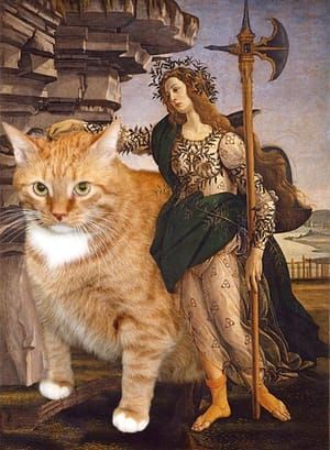 Artwork Title: Pallas and the Centaur after Alessandro Botticelli