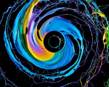 Artwork Title: Twirling with an Hurrican Of Colors, Agathe Eyes