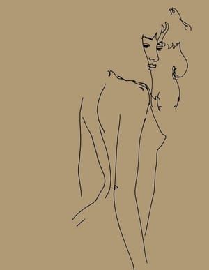 Artwork Title: M (Madelaine, half profile)
