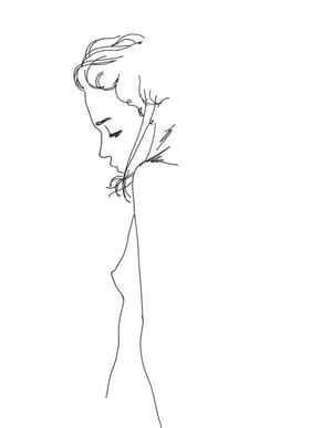 Artwork Title: Madelaine, leaning