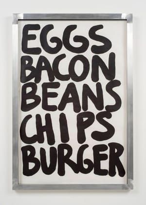 Artwork Title: Eggs Bacon Beans Chips Burger