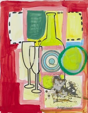 Artwork Title: Drawing for Two Glasses