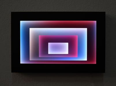 Artwork Title: Offset Rectangles -- Glucose Microscopy