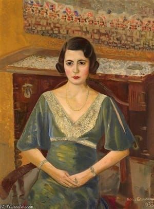 Artwork Title: Lady in a Green Dress