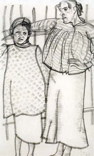 Artwork Title: Two Female Figures