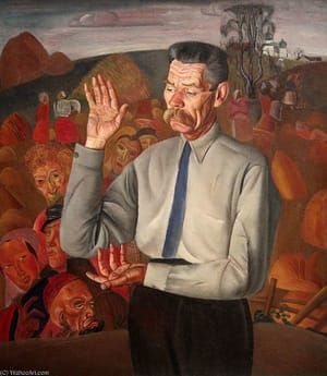 Artwork Title: Portrait of Maxim Gorky