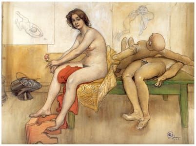 Artwork Title: The Model On The Table
