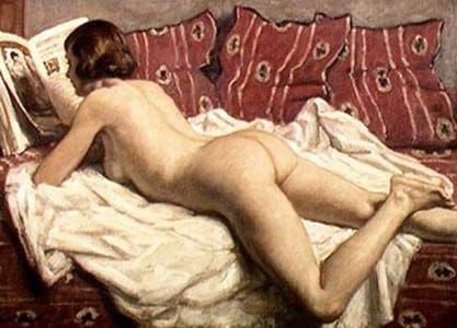 Artwork Title: Nude Reading