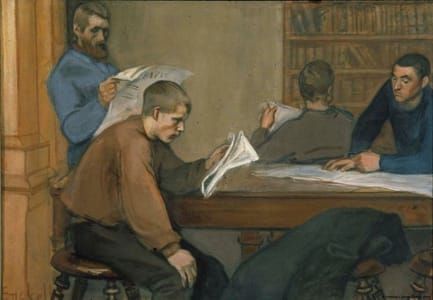 Artwork Title: Reading Room
