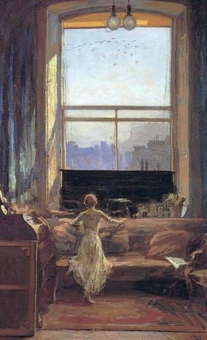 Artwork Title: Daylight Raid from my Studio Window, 7 July