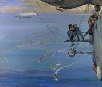 Artwork Title: A Convoy, North Sea
