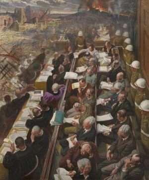 Artwork Title: The Nuremberg Trial
