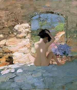 Artwork Title: At the Mirror