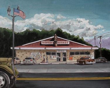 Artwork Title: Montana Market