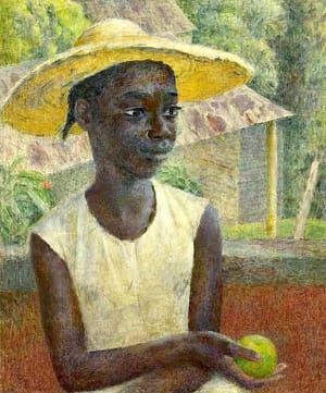 Artwork Title: Ancilla with an orange