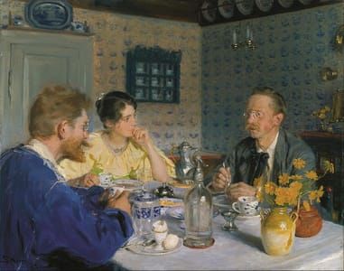 Artwork Title: Lunch with Otto Benzon