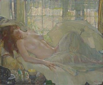 Artwork Title: Reclining Nude