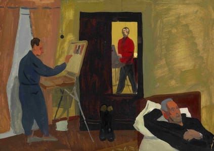 Artwork Title: Three Artists