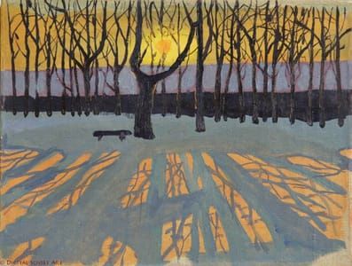 Artwork Title: Заходящее солнце (Setting Sun)