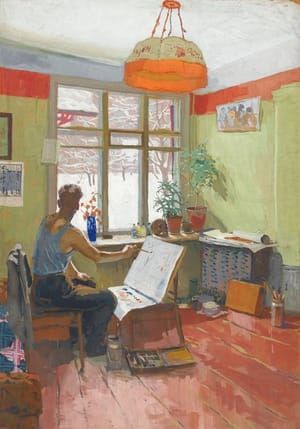 Artwork Title: Winter Studio