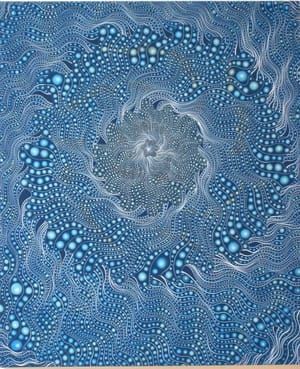 Artwork Title: Blue Wheel