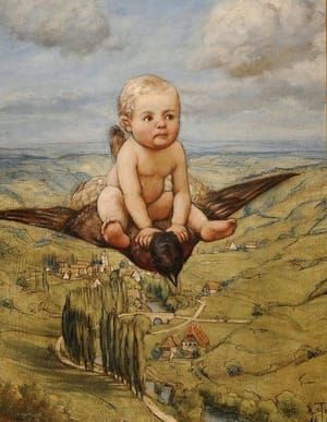 Artwork Title: Riding the Bird