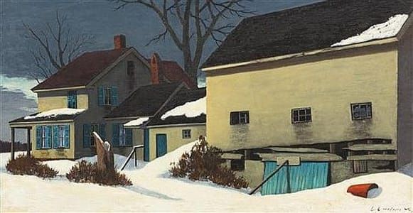Artwork Title: Winter Homestead