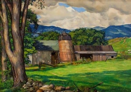 Artwork Title: The Leaning Silo
