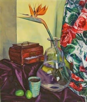 Artwork Title: Flower Patterns (Still Life-Bird of Paradise)