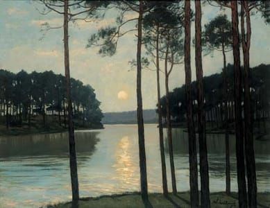 Artwork Title: The Schlachtensee near Berlin