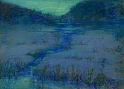 Artwork Title: Marshlands at Sundown