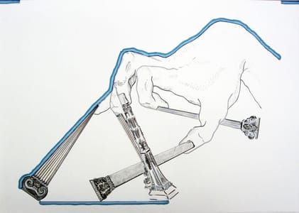 Artwork Title: Serie Mapas anatómicos