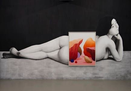 Artwork Title: Installation view, 'Pastel et nu', Centre culturel suisse
