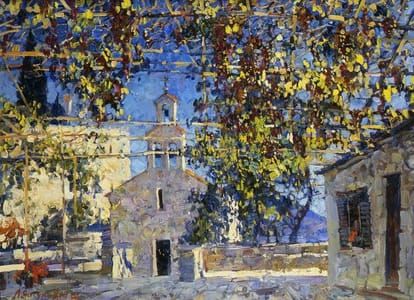 Artwork Title: Montenegro, an old monastery
