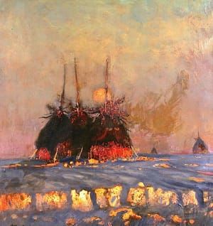 Artwork Title: Snow on Fire
