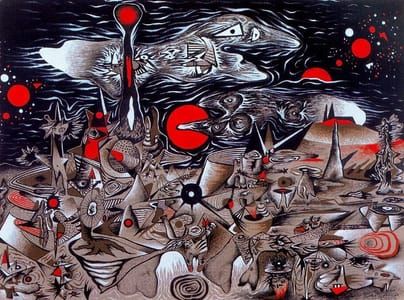 Artwork Title: Composicion Surrealista