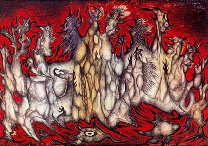 Artwork Title: El Cortejo