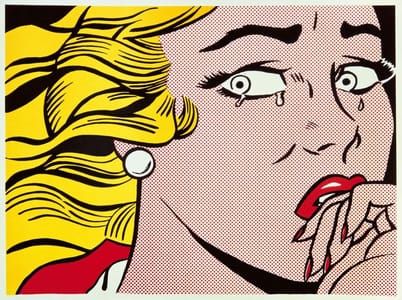 Artwork Title: Lichtenstein, Frighten Girl