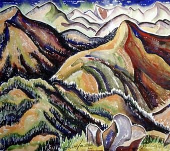 Artwork Title: Reaches of the Rockies