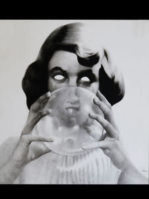 Artwork Title: Portrait of Sylvia Plath