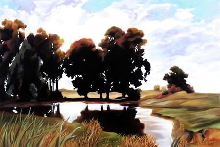 Artwork Title: Cotton Trees