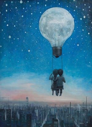 Artwork Title: Our Love Will Light The Night