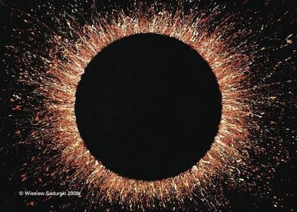 Artwork Title: Black Circle Schwarzer Kreis Czarny Okrąg