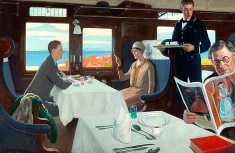 Artwork Title: Restaurant Car
