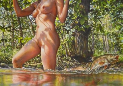 Artwork Title: Anglerin