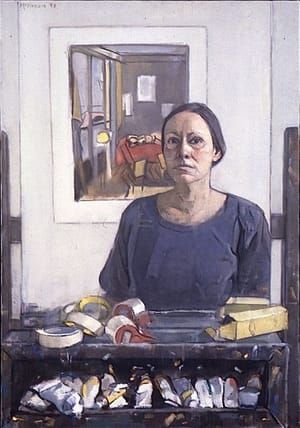 Artwork Title: Self Portrait (Matisee Print and Easel)