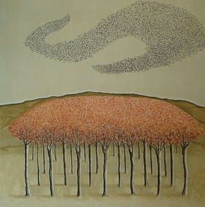 Artwork Title: Orchard with Bords