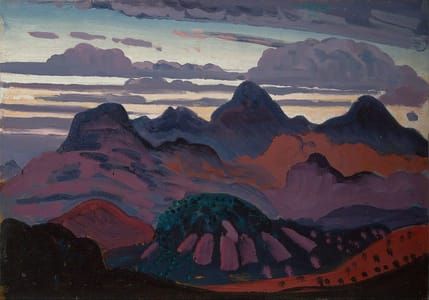 Artwork Title: Deep Twilight, Pyrenees